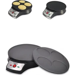 Comparateur de prix : Techwood Crêpière INOX 2 en 1 anti-adhésif 1000W Noire cadeau de noël