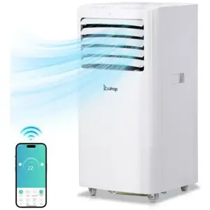 ALIGHTUP Climatiseur Mobile 12000BTU - 3,5KW - Minuterie 12H &WiFi-Télécommande pas cher