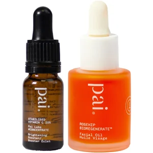 Booster éclat à la vitamine C - Duo éclat booster et huile Rosehip BioRegenerate 10ml                                - PAI pas cher