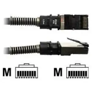 Dexlan Câble réseau PatchSee PCI6-F/3 Cat6a F/UTP 0,9 m noir connecteurs mâles pas cher