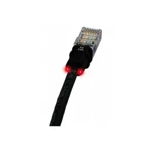Comparateur de prix : Patchsee Câble de raccordement LED, CAT 5e U/FTP Cu, PVC, 4,9 m, noir, UE= 12