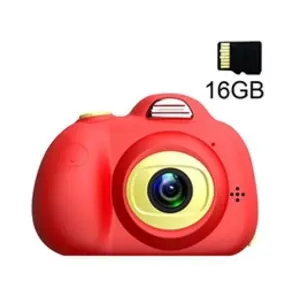 Appareil photo pour enfants de 8MP avec carte mémoire de 16 Go - RougeVendu parfnac
