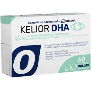 Ophtalmic Kelior DHA Maintien d'une vision normale 60 capsulesVendu parparasanteonline