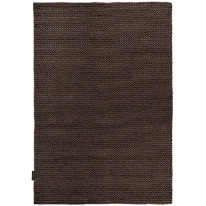 Novatrend Tapis tressé main en laine marron 120x170 cm