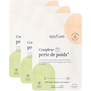 Cure Complexe Perte de poids - Cure de 3 mois - Epycure pas cher