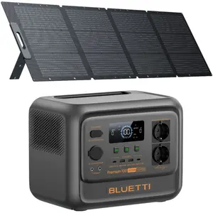 Comparateur de prix : Bluetti Kit Premium 100 V2 avec Panneau Solaire 200W - Batterie 1024Wh...