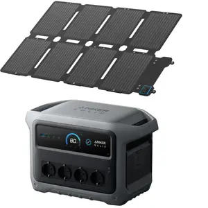 Anker Kit SOLIX C1000X Gen 2 avec Panneau Solaire PS100X (100W) (100W)...Vendu parcdiscount