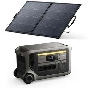 Kit station électrique Anker SOLIX F3000 avec Panneau Solaire Bifacial...Vendu parcdiscount