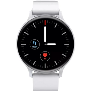 Comparateur de prix : CANYON MONTRE CONNECTÉE BADIAN SW-68 ARGENTÉ-BLANC 45 MM DE, 45MM CNS
