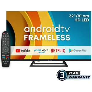 Televiseur led Estar TV Android 32/82 cm 2K HD LEDTV32A3T2 Noir'' pas cher