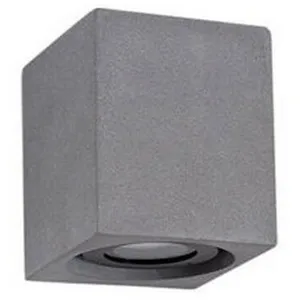 Larissa Lighting - Zavet Applique Murale Extérieure 4W Encastré Ciment...