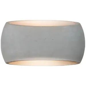 Larissa Lighting - Applique Murale Intérieure Pour Ampoule led E27 Béton zambelis pas cher