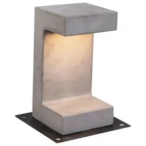 Borne Extérieure led 8W IP54 Béton zambelis - Blanc chaud - 3000KVendu parluminaire
