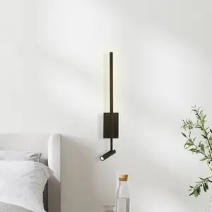 Zambelis Applique murale LED 23039, noir, 3.000 K, à 2 lampes, métal pas cher