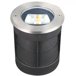 Spot Encastrable Extérieur de Sol Rond led D130 7W Asymétrique Inox Za...