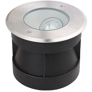 Spot Encastrable Extérieur de Sol Rond LED D150 7W Asymétrique Inox Za...