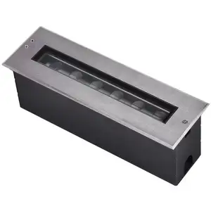 Spot Encastrable Extérieur de Sol Rectangulaire led 9W Inox Zambelis 4...