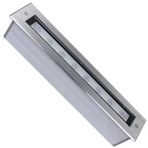 Spot Encastrable Extérieur de Sol Rectangulaire led 9W IP67 Inox Zambe...