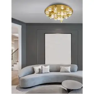 NOVA LUCE Plafonnier Brille 86W LED Or pas cher