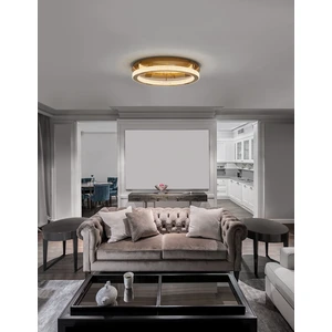 NOVA LUCE Plafonnier FIORE Or Antique LED 60 W pas cher