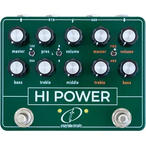 Comparateur de prix : Crazy Tube Circuits Hi Power Pédale D'overdrive / Amp-In-A-Box