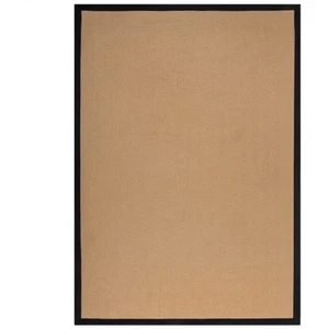 Novatrend Tapis de salon en jute noir 160x230 cm