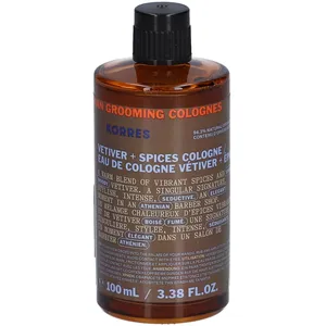 Korres Athenian Grooming Eau de Cologne Vétiver + Epices | 100 ml pas cher