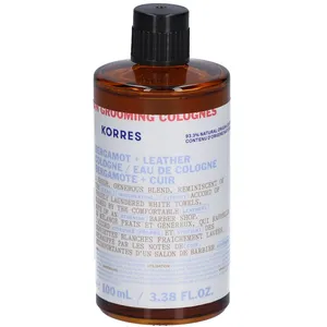 Korres Athenian Grooming Eau de Cologne Bergamote + Cuir | 100 ml pas cher