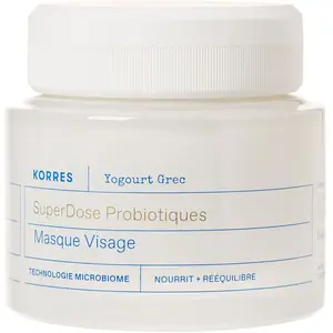 Comparateur de prix : KORRES Greek Yoghurt Probiotic face mask Masque visage 1000 ml