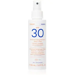 Korres Yoghurt Sunscreen lait solaire en spray SPF 30 150 ml pas cher
