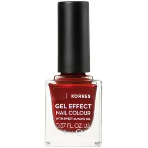 Korres Gel Effect Nail Colour 58 Velour Red 11ml pas cher