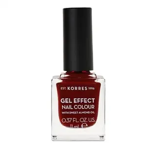 Korres - Gel Effet - Vernis À Ongles Amande Douce - 59 - Wine Red pas cher