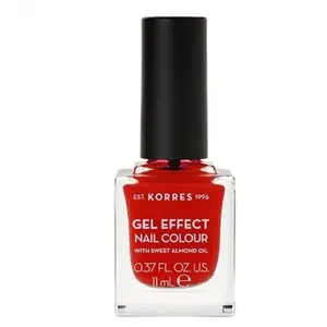 Korres - Gel Effet - Vernis À Ongles Amande Douce - 48 - Coral Red pas cher
