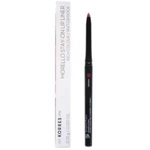 Korres KM Morello Crayon Contour des Lèvres Rouge vin pas cher