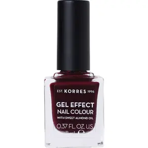 Korres - Gel Effet - Vernis À Ongles Amande Douce - 57 - Burgundy Red pas cher