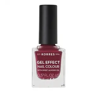 Korres - Gel Effet - Vernis à Ongles Amande Douce - 74 - Berry Addict pas cher