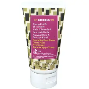 Korres Crème Mains Nourrissante à l'Amande et Beurre de Karité | 75 ml pas cher