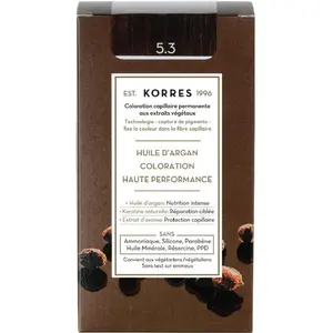 Comparateur de prix : Korres Capillaire Coloration Permanente Châtain Doré 5.3