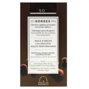 Comparateur de prix : Korres Coloration Capillaire Permanente 5.0 Châtain Clair | 1 pièce