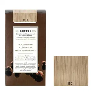 Comparateur de prix : Korres Capillaire Coloration Permanente Blond Platine Cendré 10.1