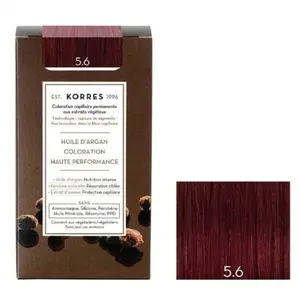Comparateur de prix : Coloration Permanente Châtain Clair Magenta 5.6- Huile D'argan- Korres