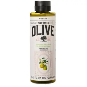 Korres Pure Greek Olive Gel Douche Miel Poire | 250 ml pas cher