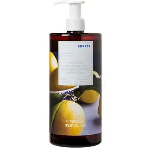 Korres Nettoyant corporel régénérant au basilic et au citron, 1 l x 2 pas cher