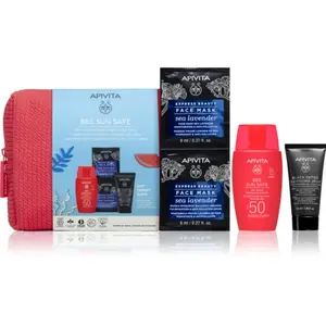 Apivita Bee Sun Safe Fluide Visage Au Toucher Sec SPF50 Lot De 5 pas cher