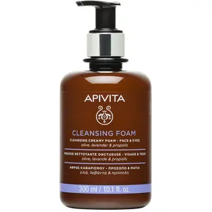 Apivita Cleansing Foaming Cleanser mousse nettoyante douce 300 ml pas cher