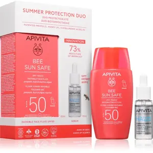 Apivita Bee Sun Safe Fluide Visage À Toucher Sec SPF50 (LOT De 2) pas cher