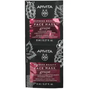Apivita Express Beauty Grape masque visage raffermissant 2x8 ml pas cher