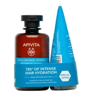 Apivita Hyaluronic Hydra Pack Shampooing 250 ml + Après 150 ml pas cher