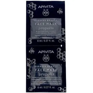 Comparateur de prix : Apivita Express Beauty Masque Visage Noir Propolis | 2 x 8 ml