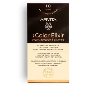 Comparateur de prix : Apivita My Color Elixir coloration cheveux sans ammoniaque teinte 1.0 Black 1 pcs